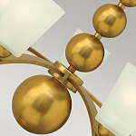 Люстра с матовыми конусными плафонами и декоративными элементами в форме шаров Hinkley варинант исполнения - 8 | Loft Concept в Твери