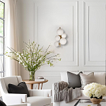 Бра с золотым основанием и 5-ю белыми шарообразными плафонами Bubble варинант исполнения - 4 | Loft Concept в Твери