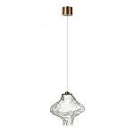 Подвесной светильник с плафоном из фактурного прозрачного стекла Light Ensemble варинант исполнения - 8 | Loft Concept в Твери