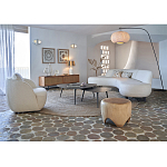 ТВ-тумба из массива тика Busto TV Stand варинант исполнения - 8 | Loft Concept в Твери