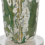 Настольная лампа керамическая с кремовым абажуром Scenic Column варинант исполнения - 2 | Loft Concept в Твери