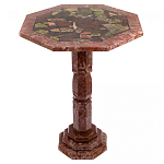 Кофейный стол из натуральных камней Лемезит и Яшма Natural Stone Tables варинант исполнения - 5 | Loft Concept в Твери