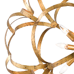 Люстра круглая в виде объёмного цветка Golden Flower Sphere варинант исполнения - 1 | Loft Concept в Твери