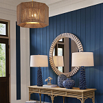 Настольная лампа с корпусом из цветков колокольчика Cascade of Blue Flowers варинант исполнения - 3 | Loft Concept в Твери