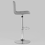 Барный стул с сиденьем серого цвета Honory варинант исполнения - 2 | Loft Concept в Твери