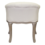 Кресло низкое в стиле прованс Бежевый Лен Louis French Armchair  варинант исполнения - 2 | Loft Concept в Твери