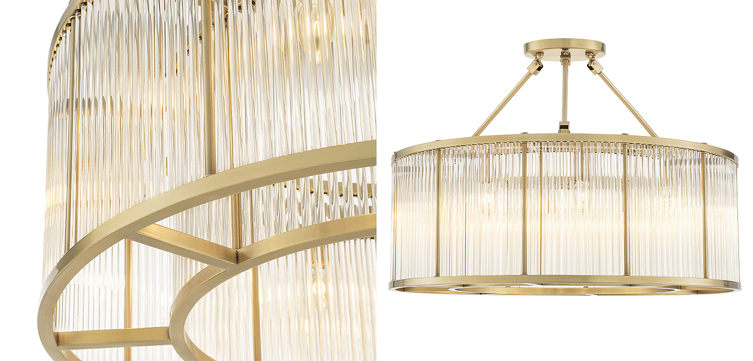Потолочный светильник Eichholtz Ceiling Lamp Bernardi L Потолочный светильник Eichholtz Ceiling Lamp Bernardi L - Loft-Concept в Твери