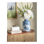 Ваза с мотивами цветущего сада с попугаями Vase Inspired by Nature варинант исполнения - 4 | Loft Concept в Твери