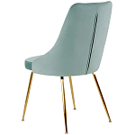 Стул в мятной велюровой обивке Ward Mint Velour Chair варинант исполнения - 4 | Loft Concept в Твери