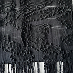 Гобелен из шерсти мериноса с узелками Ночь  варинант исполнения - 1 | Loft Concept в Твери