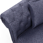 Мебельная ткань Шенилл синий цвет 138 см T4-33 варинант исполнения - 7 | Loft Concept в Твери