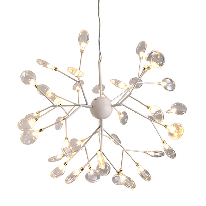 Люстра Jenell Lamp Белый Прозрачный Люстра Jenell Lamp Белый Прозрачный в Твери | Loft Concept