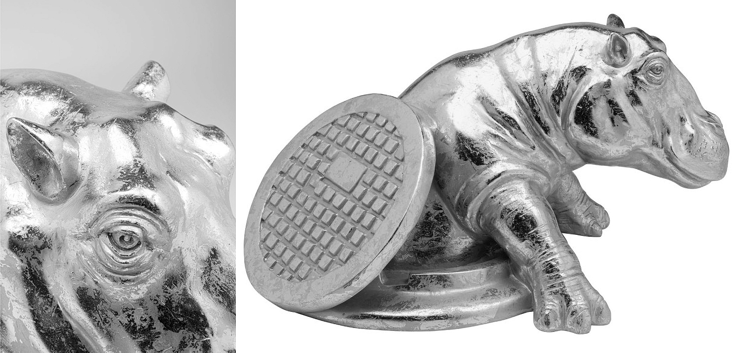 Статуэтка Chrome Hippo - Loft-Concept в Твери