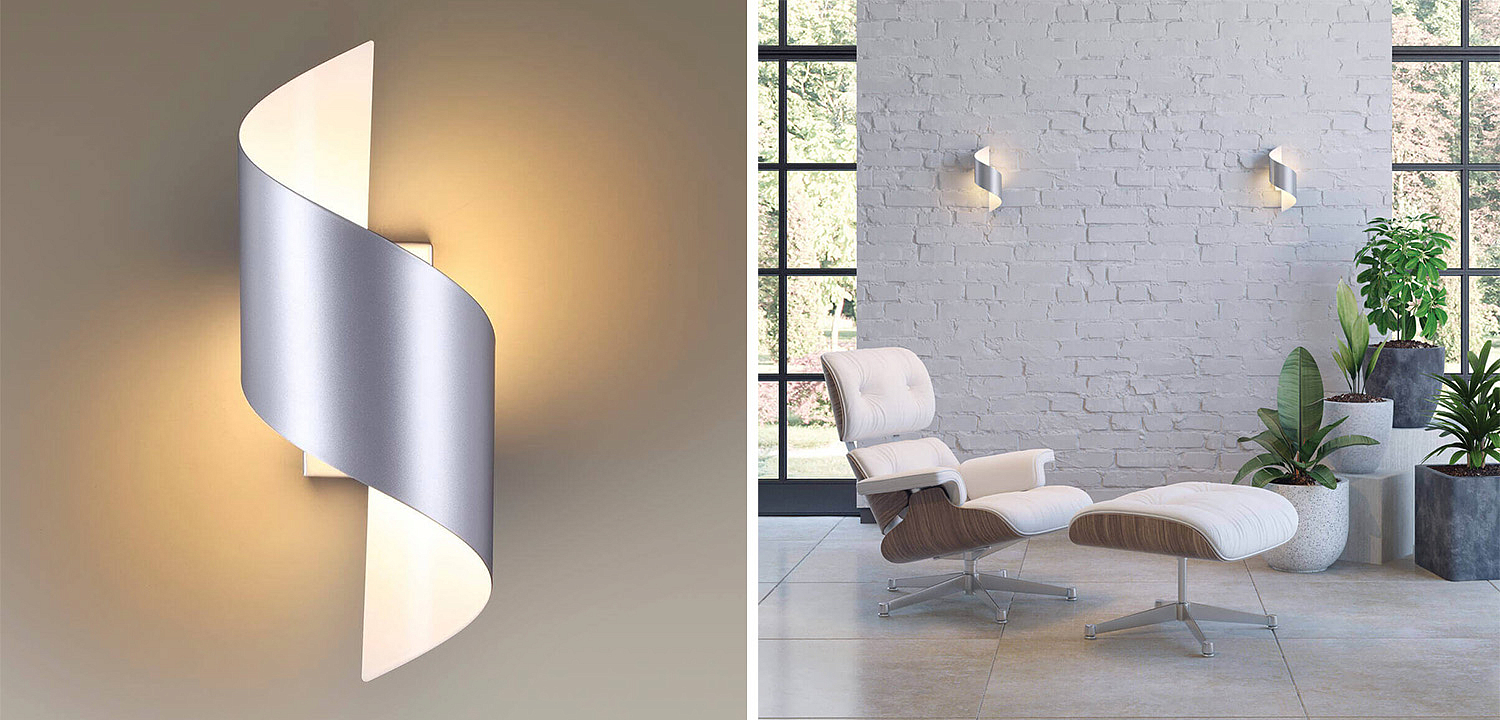 Бра Silver Locken Wall Lamp Бра Silver Locken Wall Lamp - Loft-Concept в Твери