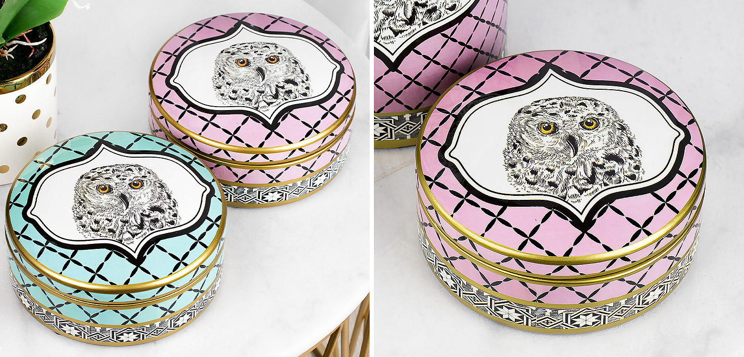 Шкатулка Owl Collection Pink Box Шкатулка Owl Collection Pink Box - Loft-Concept в Твери