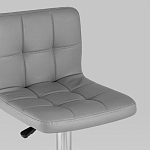 Барный стул с сиденьем серого цвета Honory варинант исполнения - 7 | Loft Concept в Твери