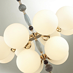 Люстра со вставками из керамики SkyEast 12 ламп варинант исполнения - 3 | Loft Concept в Твери