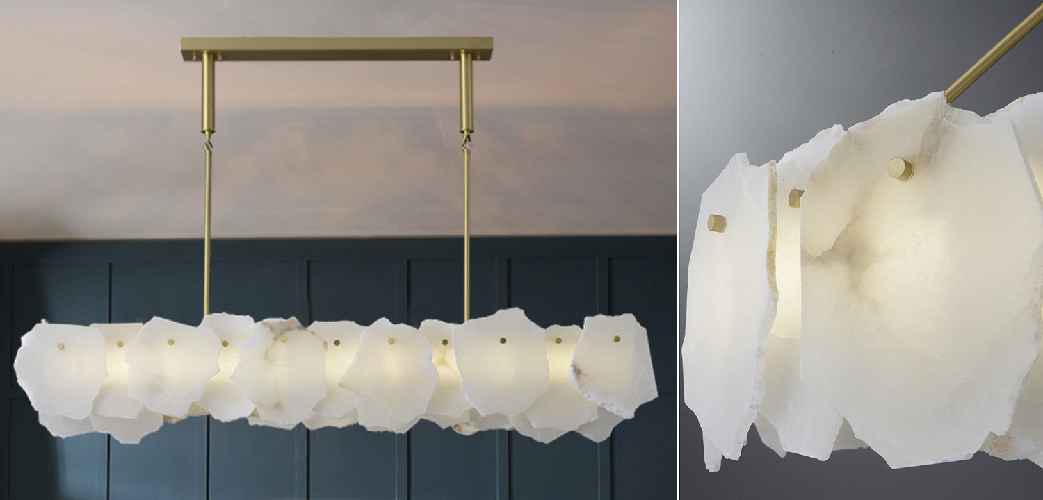 Люстра Lucretia Marble Rectangular Chandelier Люстра Lucretia Marble Rectangular Chandelier - Loft-Concept в Твери