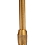 Торшер с мраморным столиком и золотым плафоном Ezio Floor Lamp варинант исполнения - 3 | Loft Concept в Твери