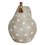 Статуэтка курица с текстурной поверхностью бежевого цвета Rustic Chicken варинант исполнения - 1 | Loft Concept в Твери