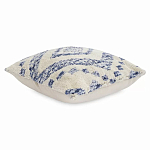 Чехол на подушку с узором в этно-стиле Blue Ikat варинант исполнения - 1 | Loft Concept в Твери