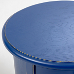 Синяя тумба на фигурных ножках Shelby варинант исполнения - 4 | Loft Concept в Твери