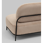 Диван Стоун велюр рельефный бежевый варинант исполнения - 4 | Loft Concept в Твери