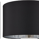 Настольная лампа с белым фактурным корпусом и черным абажуром Twisted варинант исполнения - 3 | Loft Concept в Твери