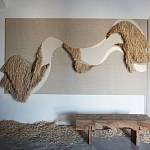 Декор настенный в Эко стиле Малибу wall panel Malibu Abstraction варинант исполнения - 1 | Loft Concept в Твери