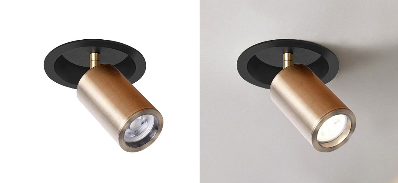 Встраиваемый поворотный спот Modern Spot Brass Встраиваемый поворотный спот Modern Spot Brass - Loft-Concept в Твери