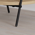 Стол приставной с 2-мя круглыми столешницами из дерева ESSEL OAK варинант исполнения - 2 | Loft Concept в Твери