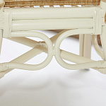 Комплект обеденный из ротанга Eloise grand white варинант исполнения - 10 | Loft Concept в Твери