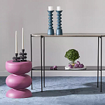 Подсвечник фигурный голубой Bright Accent 33 см варинант исполнения - 3 | Loft Concept в Твери