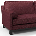 Мебельная ткань Шенилл бордовый цвет 138 см T4-38 варинант исполнения - 6 | Loft Concept в Твери