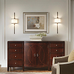 Бра вертикальное с белым полукруглым плафоном и длинным стержнем S Kichler варинант исполнения - 15 | Loft Concept в Твери