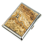 Портсигар с газовой зажигалкой из натурального камня Оникс Stone Cigarettes Cases варинант исполнения - 6 | Loft Concept в Твери