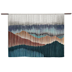 Современное Панно на стену из нитей Mountains at Sunset Горы на Закате  варинант исполнения - 2 | Loft Concept в Твери