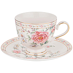 Чайный сервиз из фарфора на 6 персон 14 предметов Flower Porcelain Collection варинант исполнения - 2 | Loft Concept в Твери