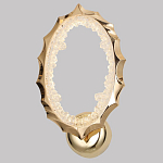 Бра овальное светодиодное с золотистым каркасом Ring of Fire варинант исполнения - 1 | Loft Concept в Твери