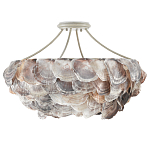 Потолочный светильник с каскадным абажуром из ракушек Sea Ravens варинант исполнения - 3 | Loft Concept в Твери