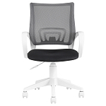 Офисное кресло с основанием из белого пластика Desk chairs Black варинант исполнения - 2 | Loft Concept в Твери