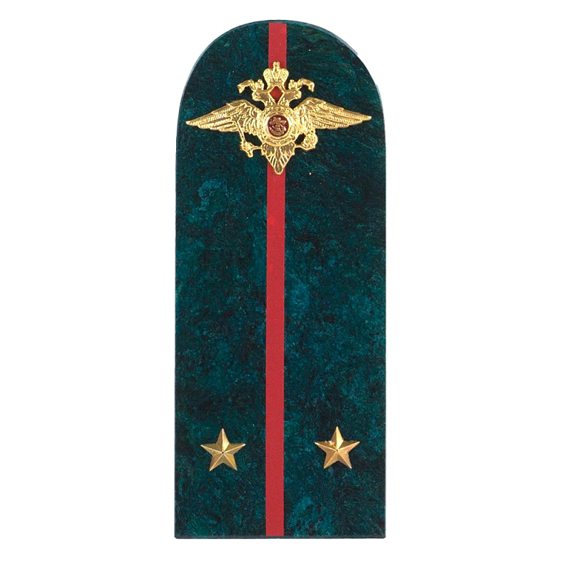 Сувенир Погон МВД из натурального камня змеевик Souvenir Epaulets Змеевик Красный Золотой Сувенир Погон МВД из натурального камня змеевик Souvenir Epaulets Змеевик Красный Золотой в Твери | Loft Concept