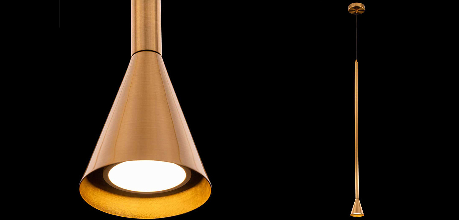 Подвесной светильник Austere gold Подвесной светильник Austere gold - Loft-Concept в Твери