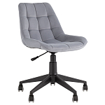 Мягкое компьютерное кресло Plushe Grey варинант исполнения - 1 | Loft Concept в Твери