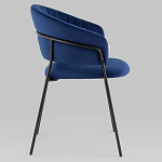 Стул в велюре синего цвета Horizon варинант исполнения - 2 | Loft Concept в Твери