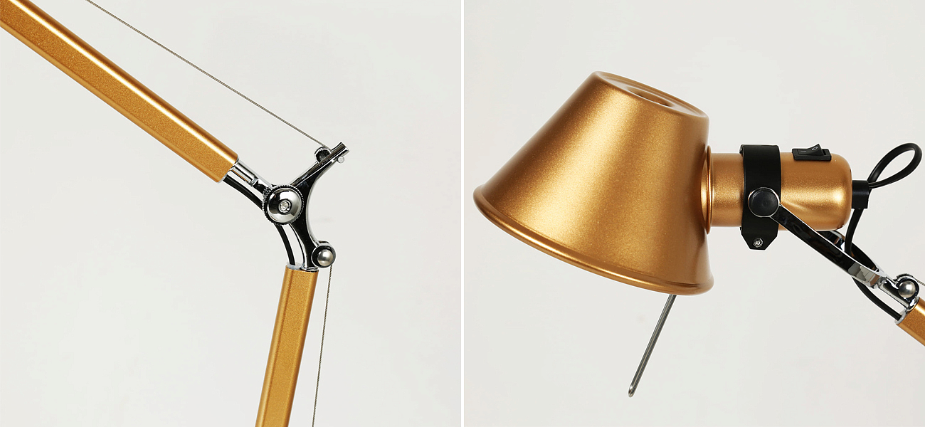 Настольная лампа золотого цвета Artemide Настольная лампа золотого цвета Artemide - Loft-Concept в Твери