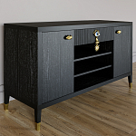 Комод-буфет Elsa Dreams Black с открытыми полками   варинант исполнения - 2 | Loft Concept в Твери