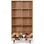 Широкий стеллаж с принтом Elise Rack варинант исполнения - 6 | Loft Concept в Твери