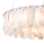 Люстра круглая декорированная натуральным камнем Stone Interior Accent варинант исполнения - 3 | Loft Concept в Твери