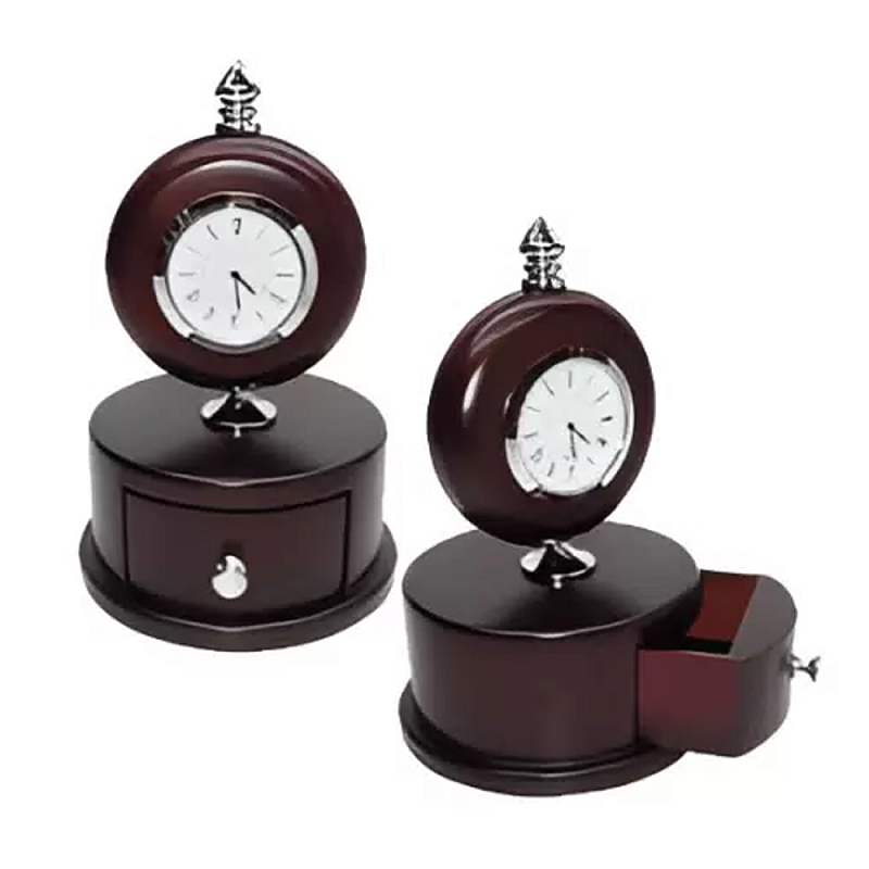 Часы настольные интерьерные Time Forward Коричневый Часы настольные интерьерные Time Forward Коричневый в Твери | Loft Concept
